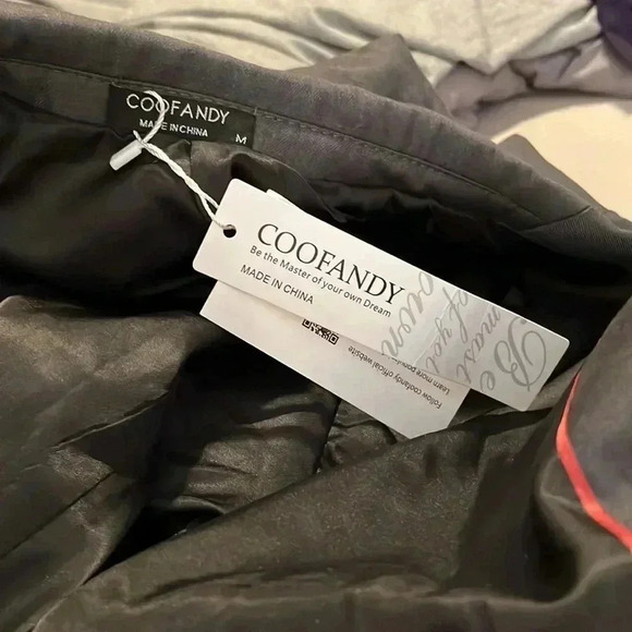 NWT Mens Sport Coat Casual Blazer One Button Business Suit Jacket size M❤️ - Picture 6 of 6